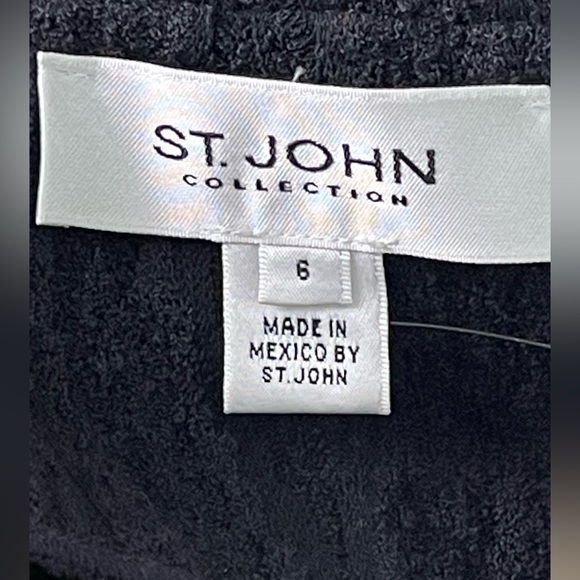 St. John Collection Black and blue cardigan - wool blend - luxury Knitwear - Picture 7 of 7